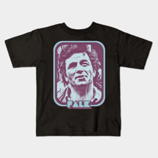 Peter Falk  // Vintage Aesthetic Fan Art Design Kids T-Shirt